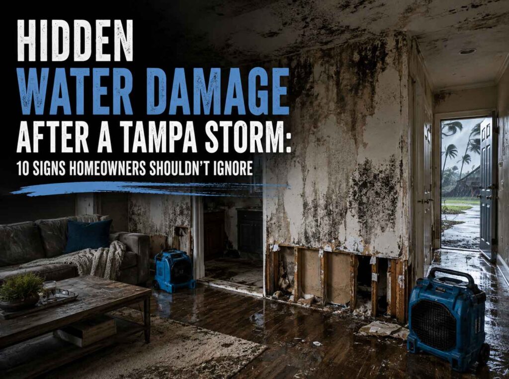 water damage restoration tampa